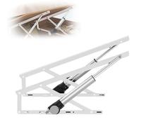 Lot de 2 mécanismes de levage de lit électriques très résistants, kit de ressorts à gaz robustes, capacité de charge de 60 kg, pour boîte de rangement, lit, canapé, blanc, 80 cm (blanc, 150 cm)