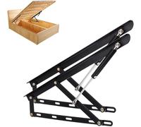 Lot De 2 Mécanismes De Levage De Lit Pneumatiques pour Sommiers Lourds, Ressorts à Gaz, Charnières De Meubles, Charnières à Ressort, Charnières à Ressort De Levage, 1500mm