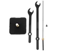 Lot de 2 mécanismes d'horloge murale analogiques silencieux avec t aiguilles - Kit de réparation de pièces en plastique pour travaux manuels et réparation