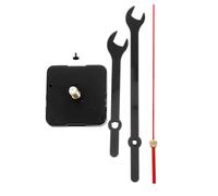 Lot de 2 mécanismes d'horloge murale analogiques silencieux avec t aiguilles - Kit de réparation de pièces en plastique pour travaux manuels et réparation