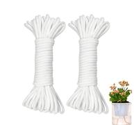 Lot de 2 mèches d'arrosage automatique pour d'intérieur avec cordon de mèche, pour serre, culture , intérieur, balcon et terrasse