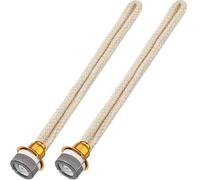 Lot de 2 mèches de rechange pour brûleurs catalytiques - 18 mm - Diffuseur de parfum pour diffuseur d'huiles essentielles - Aromathérapie - Lampe à huile à combustion propre