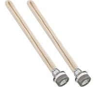 Lot de 2 mèches de rechange pour brûleurs catalytiques - 18 mm - Diffuseur de parfum pour diffuseur d'huiles essentielles - Aromathérapie - Lampe à huile à combustion propre