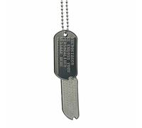 Lot de 2 médailles personnalisées pour chien de la Seconde Guerre mondiale - Réplique exacte en acier inoxydable avant 1965 Lisez la description pour voir comment ajouter de la personnalisation