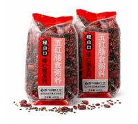 Lot De 2 Mélanges Bouillie À Cinq Grains Rouges, 388 G Chacun - Céréales Multigrains Riches En Nutriments For Petit-déjeuner Et Bien-être, Faciles Cuire, Refermables