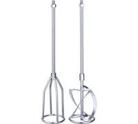 kwb by Einhell Kit de 2 agitateurs pour mélangeurs peinture et mortier (2 accessoires, longueur totale 58,5 cm, diamètre de malaxage 120 mm, filetage M14)