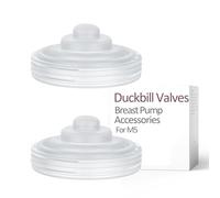 Lot de 2 membranes de rechange en silicone compatibles avec le tire-lait portable Momcozy M5, joint de pompe, accessoires fabriqués par Durceler, pièces non originales Momcozy