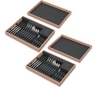 Lot de 2 ménagères Perpétue 16 pièces en inox Opinel