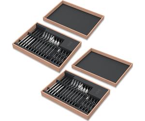 Lot de 2 ménagères Perpétue 16 pièces en inox Opinel