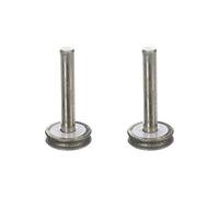 Lot de 2 meules diamantées pour verre avion bord droit chanfrein 6 mm (2 mm)