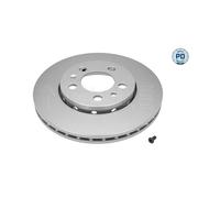 Lot de 2 Meyle Disque de Frein 183 521 1018/PD pour SEAT VW AUDI SKODA IBIZA IV