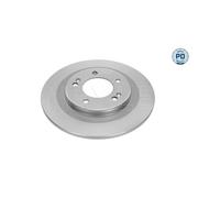 2x Disque de frein Essieu arrière plein 37-15 523 0034/PD MEYLE pour HYUNDAI