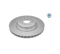 2x Disque de frein Essieu arrière ventilé 70-83 523 0002/PD MEYLE pour TESLA