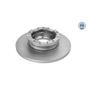2x Disque de frein MEYLE 715 523 0025/PD convient pour FORD