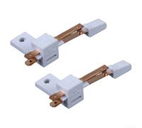 Lot de 2 micro-interrupteurs pour machine à laver semi-automatique Interrupteur de contact de porte Blanc Contact de sécurité pour essorage Interrupteur de couvercle en plastique 6 x 2,9 cm Pièce de
