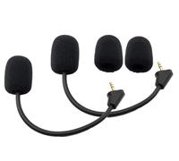 Lot de 2 microphones de jeu de rechange TNE pour casques de jeu Kingston HyperX Cloud 2 II Cloud Core Cloud Pro CloudX PS4 Xbox One Nintendo Switch PC