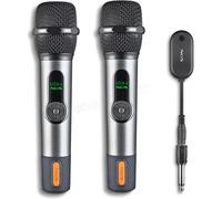 NGS Technology Pack 2 microphones sans fil Singer Star Duo – 2,4 GHz, 30 h, contrôle volume et écho