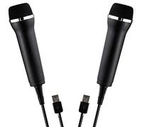 Lot de 2 microphones SK USB pour Playstation PS5 PS4 PS3 / Xbox One/Nintendo Wii U Switch/PC // Microphone USB universel pour karaoké, Lets Sing, SingStar, etc.