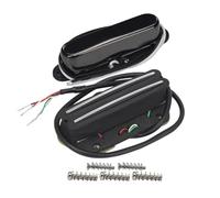 Lot de 2 micros for guitare TL (micro manche Alnico 5 + micro chevalet Humbucker Hot Dual Rails)(Black NB Set)