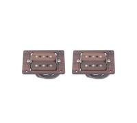 Lot de 2 micros Humbucker à remontage manuel en palissandre 3 cordes pour guitare Cigar Box