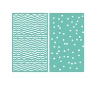 Lot de 2 mini chemises à embosser Craftelier pour scrapbooking et travaux manuels | Compatible avec Sizzix Big Shot, Minty Cut, Mini Evolution, Revolution | 7,6 x 12,6 cm