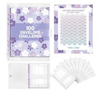 Lot de 2 mini classeurs A5 transparents en PVC pour le bureau et le rangement offrant une flexibilité dans la gestion de vos notes