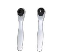 Lot de 2 mini clés à cliquet 6,35 mm en acier à haute teneur en carbone - Design compact pour automobile, cyclisme, travaux de réparation