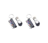 Lot de 2 mini clés à cliquet 7 pièces pour réparation d'appareils électroménagers