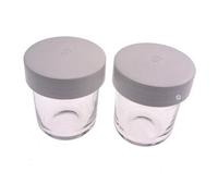 Lot de 2 pots verre + couvercle pour AT320 Robot ménager (KW697736 KENWOOD)