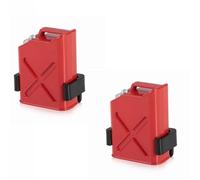 Lot de 2 mini décorations de réservoir de carburant en plastique pour voiture sur chenilles 1/10 Hsp Tamiya Axial SCX10 D90 D110 TRX4 TRX6 Redcat Hop-Up