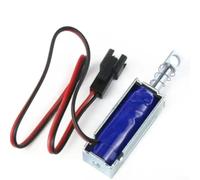 Lot de 2 mini électrovannes Push Pull DC6 V-24 V compatibles avec les systèmes de verrouillage express et de distributeurs automatiques (DC12 V-2 A)