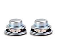 Lot de 2 mini haut-parleurs audio portables 40 mm, 16 c?urs, 4 ohms, 5 W, gamme compl?te, caoutchouc, c?t? NdFeB, magn?tique