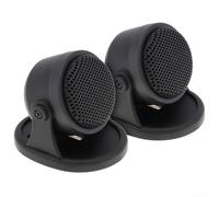 Lot de 2 mini haut-parleurs d'aigus pour voiture - 4 Ohm - 12 V - Gamme haute fréquence de 5 kHz à 20 kHz - Rapport de bruit de 105 dB - Pour systèmes audio de voiture