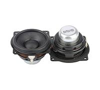 Lot de 2 mini haut-parleurs de 5,7 cm à aimant néodyme pour home cinéma musique 4 Ohm 10 W long temps haut-parleur bibliothèque haut-parleur