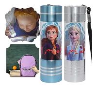 Lot de 2 mini lampes de poche LED en aluminium pour enfants, 8,7 cm, idéales pour la lecture, le camping, la marche, cadeau pour enfants de 3 ans et plus