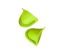 Lot de 2 mini maniques en silicone pour cuisine Vert