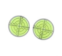 Lot de 2 mini niveaux à bulle 32 x 7 mm pour meubles et appareils photo