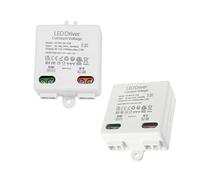 Lot de 2 mini pilotes LED 12 V/DC 12 W CC 0-10 W pour lampes et éclairages, transformateur électronique