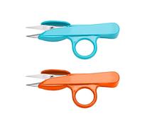 Lot de 2 mini pinces à coudre pour point de croix,En acier à haute teneur en carbone,Idéal pour couper les fils, le point de couture, les fournitures de bricolage et la broderie,Couleur aléatoire