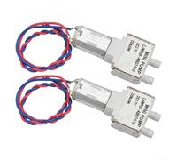 Lot de 2 mini pompes à vide auto-amorçantes CC 3 V 3 7 V pour applications d'aspiration d'eau, y compris les petits aquariums et modèles de circulation de gaz