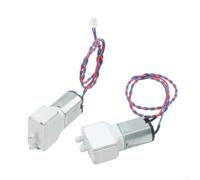 Lot de 2 mini pompes d'aspiration auto-amorçantes CC 3 V-3,7 V compatibles avec batteries au lithium et sèches pour aquariums, fontaines et projets de circulation