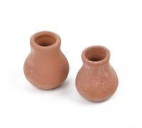 Lot de 2 mini pots de fleurs en argile pour tables d'invités de mariage, ateliers d'artisanat et activités de sensibilisation à l'environnement en milieu scolaire (1#)