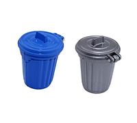 Lot de 2 Mini poubelles pour Voiture, pour Chambre à Coucher, modèle Miniature de Maison, Simulation de Poubelle