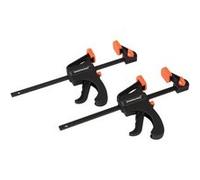 Silverline 250108 100 mm 2 Pack Quick Clamps