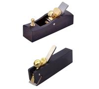 Lot de 2 mini rabots portatifs pour le travail du bois, outil de menuisier en bois pour couper, raboter, lisser la surface B)