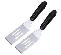 Lot de 2 mini spatules en acier inoxydable multi-usages pour brownie, biscuits, lasagnes, tarte, gâteau et crêpes