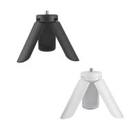 Lot de 2 mini trépieds compatibles avec DJI Osmo Pocket 3 et 2 - Trépieds de bureau pratiques pour équipement numérique (noir et blanc)