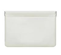 Lot de 2 Mini Trousses cosmétiques pour Sac à Main, Petite Pochette Beige pour pièces, Trousse de Maquillage en Cuir PU de 10 cm, étui léger pour écouteurs, Pochette de Poche Tendance pour Femme