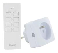 Lot de 2 Miniprises On/Off 3000W (FR) CHACON + Télécommande