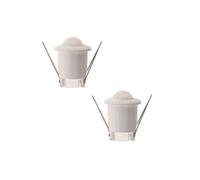 Zenitech - Lot de 2 minis détecteurs mouvement encastrables IP20